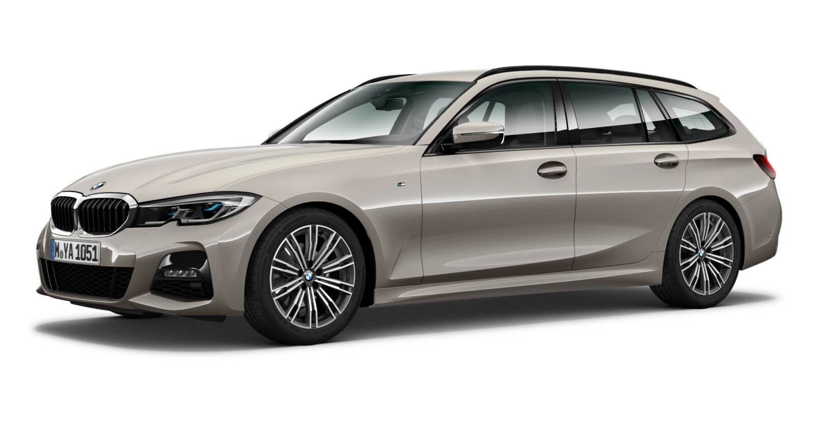 BMW BMW 3er in Grau von vorne BMW BMW 3er in Grau von vorne