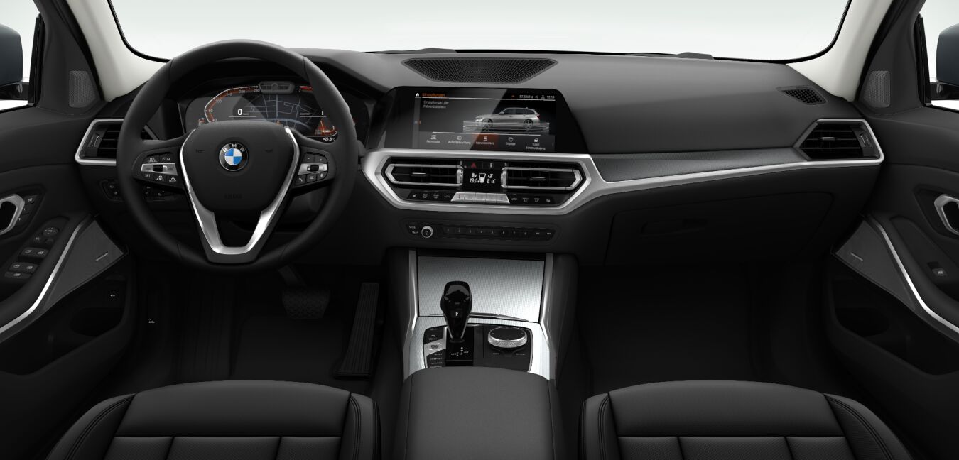 BMW BMW 3er im Innenraum von vorne BMW BMW 3er im Innenraum von vorne