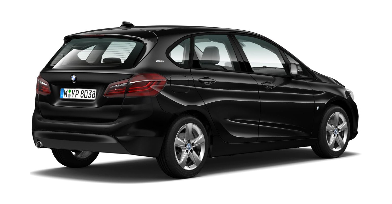 BMW BMW 2er in Schwarz von hinten BMW BMW 2er in Schwarz von hinten