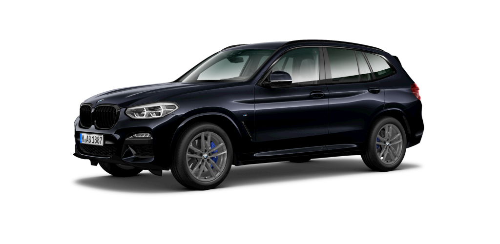 BMW BMW X in Schwarz von vorne