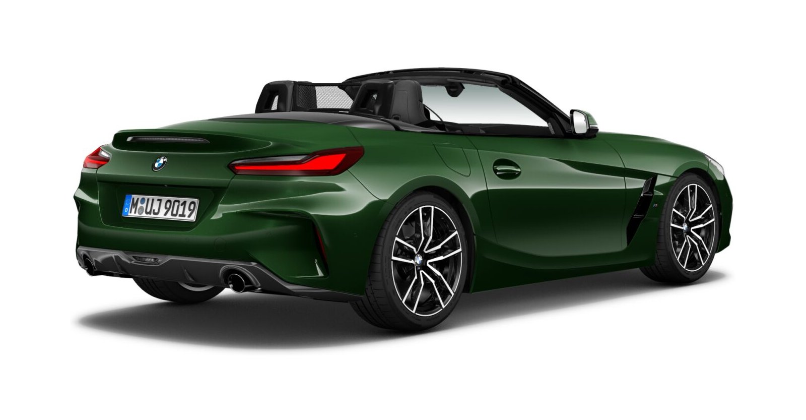 BMW BMW Z in Grün von hinten BMW BMW Z in Grün von hinten