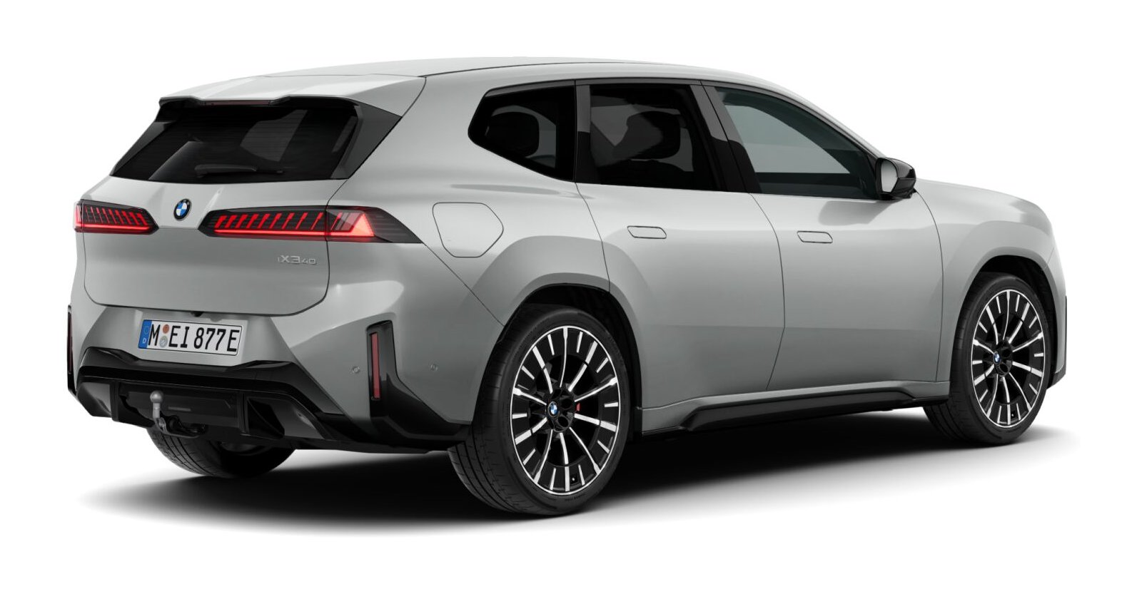 BMW BMW I in Grau von hinten BMW BMW I in Grau von hinten