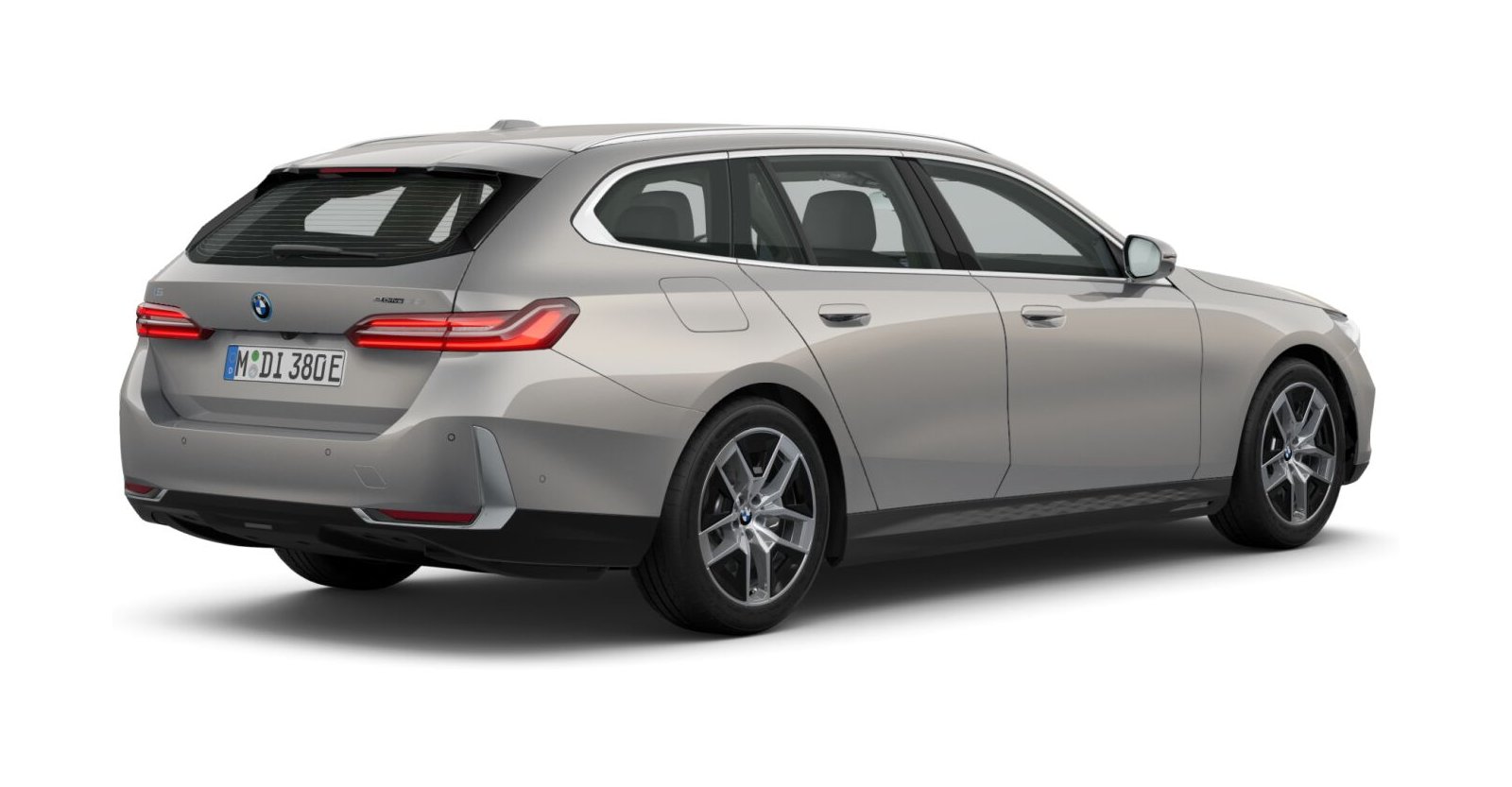 BMW BMW I in Grau von hinten BMW BMW I in Grau von hinten