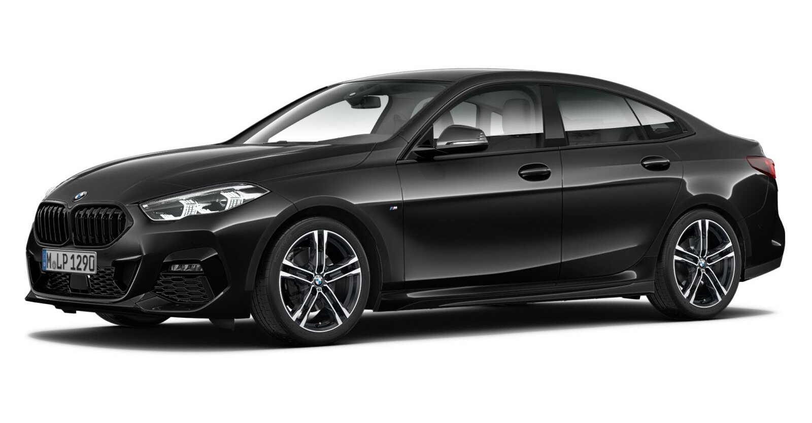 BMW BMW 2er in Schwarz von vorne BMW BMW 2er in Schwarz von vorne