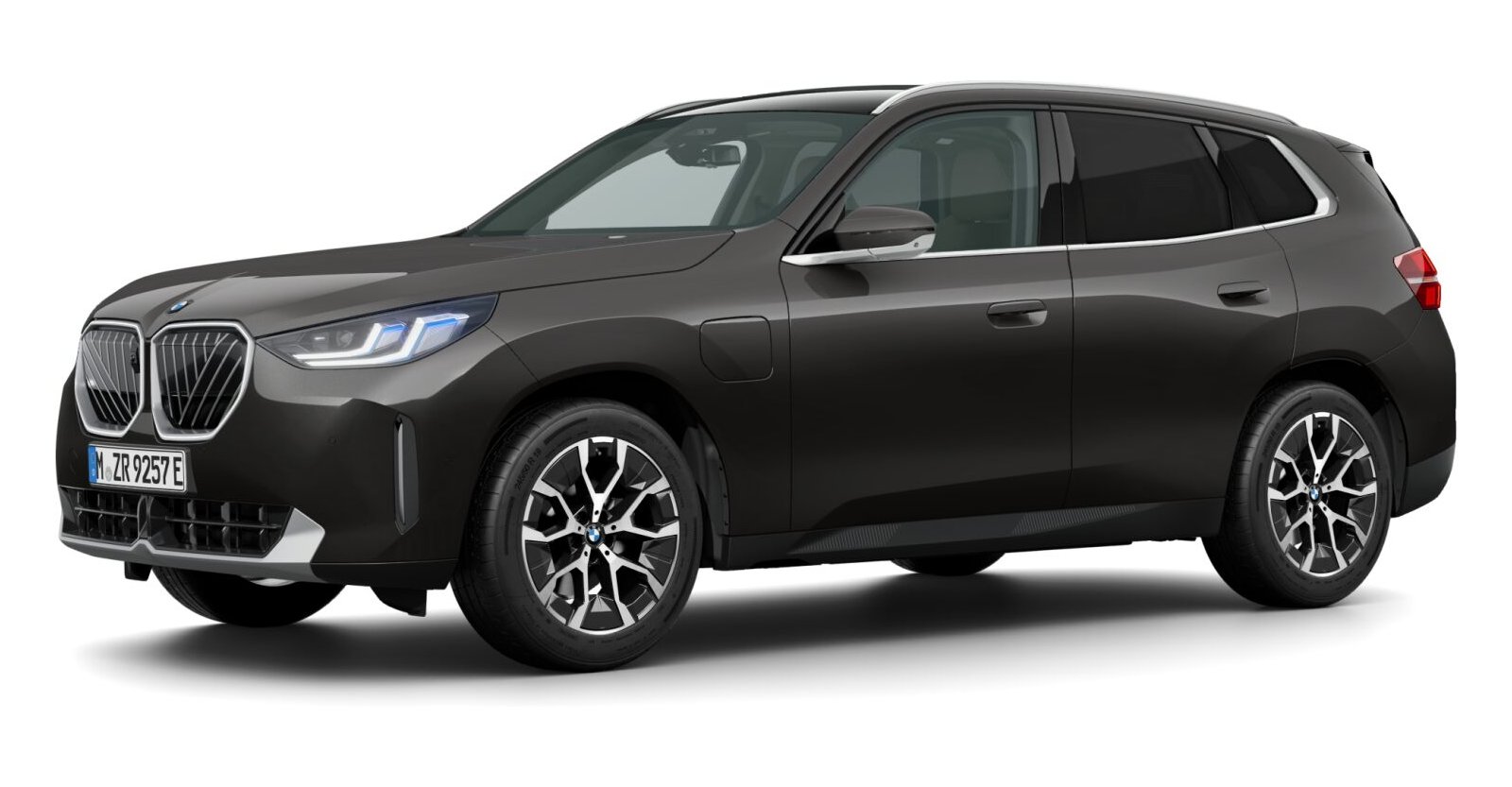 BMW X3 30e xDrive in Grau von vorne