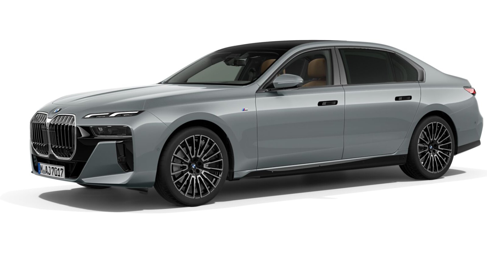 BMW BMW 7er in Grau von vorne BMW BMW 7er in Grau von vorne