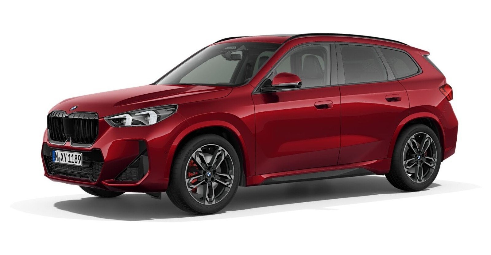 BMW X1 xDrive23i in Rot von vorne BMW X1 xDrive23i in Rot von vorne