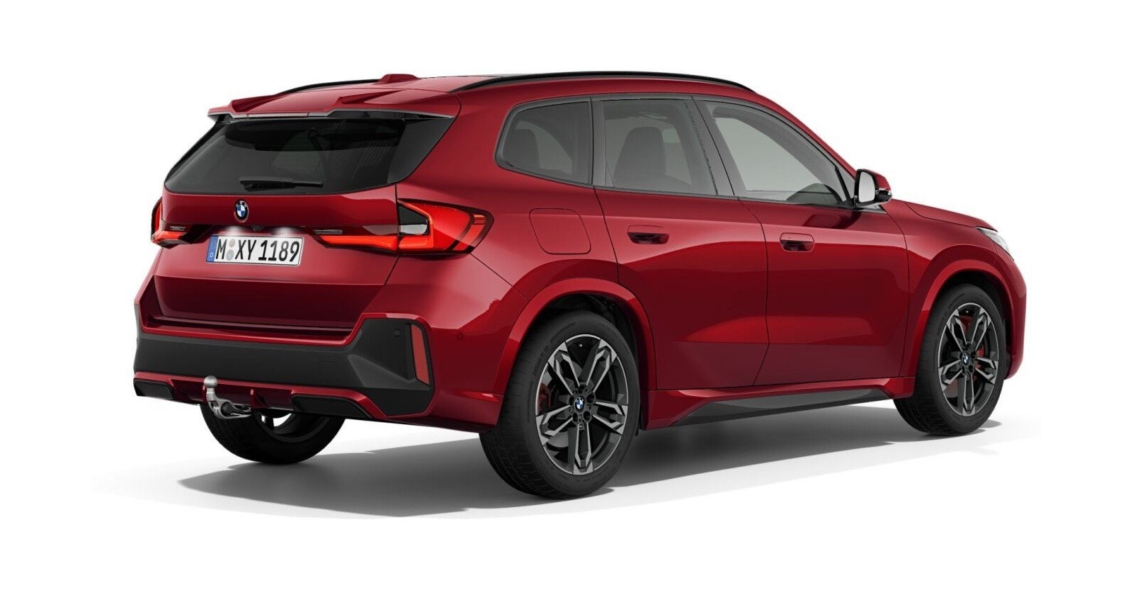 BMW BMW X in Rot von hinten BMW BMW X in Rot von hinten