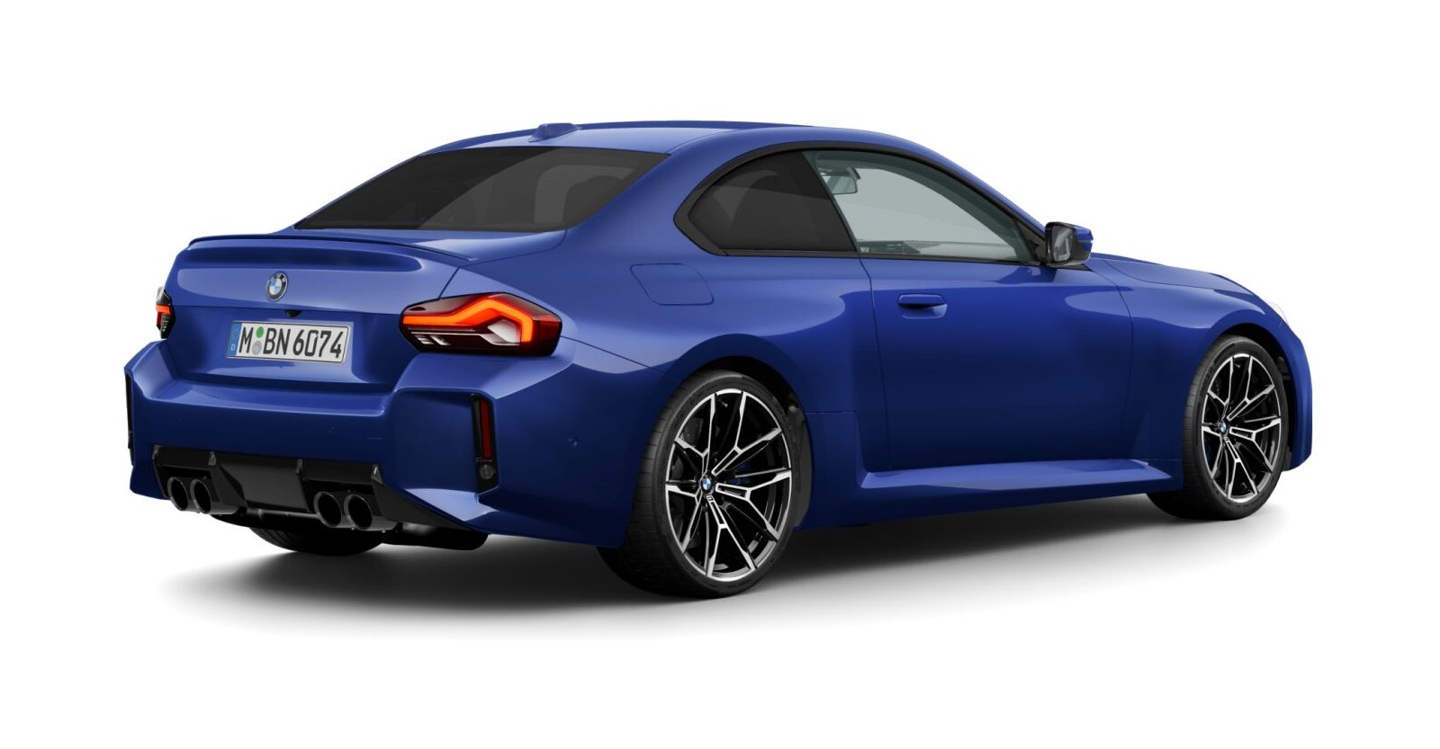 BMW BMW M in Blau von hinten BMW BMW M in Blau von hinten