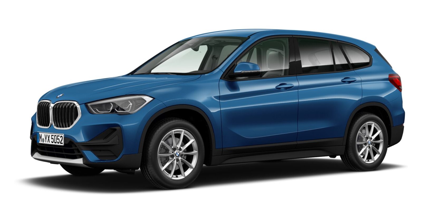 BMW BMW X in Blau von vorne BMW BMW X in Blau von vorne