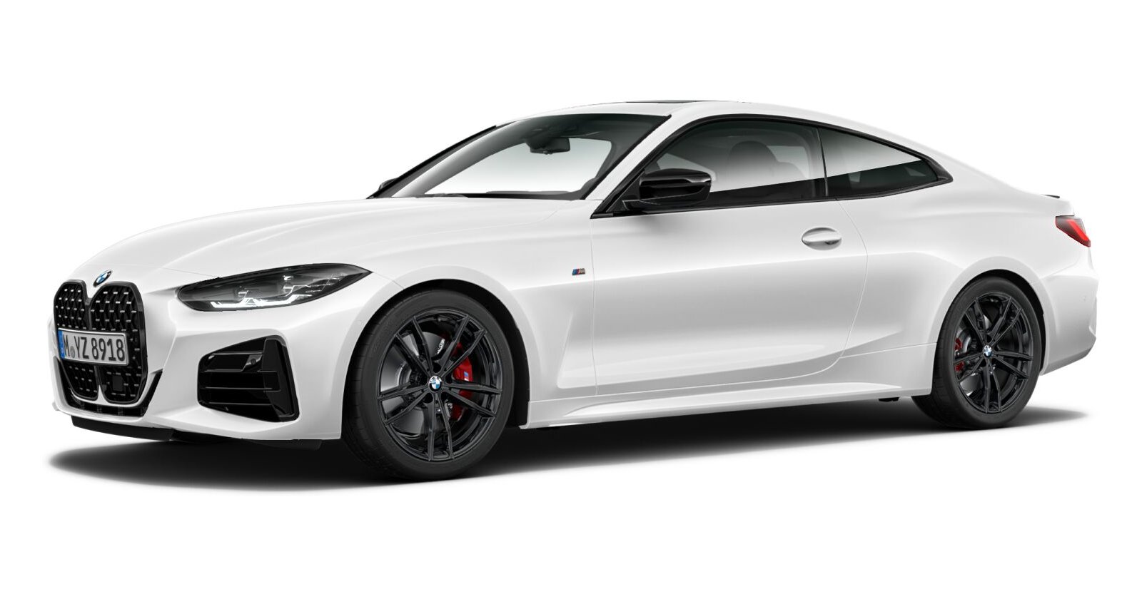 BMW BMW 4er in Weiß von vorne BMW BMW 4er in Weiß von vorne