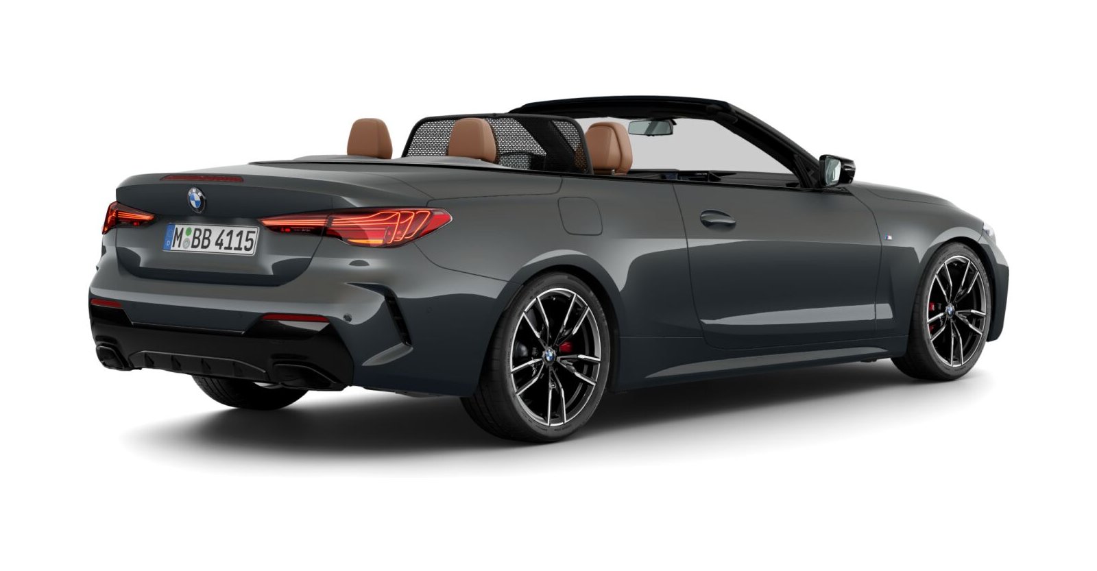 BMW BMW 4er in Grau von hinten BMW BMW 4er in Grau von hinten