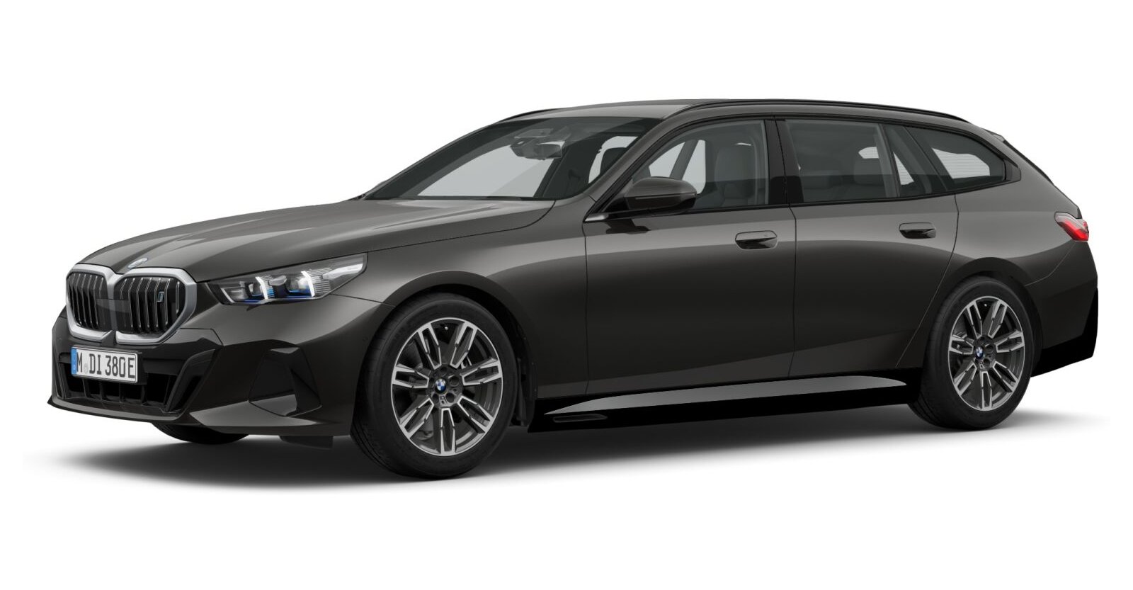 BMW i5 eDrive40 Touring in Grau von vorne BMW i5 eDrive40 Touring in Grau von vorne