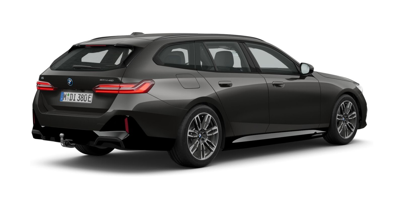 BMW BMW I in Grau von hinten BMW BMW I in Grau von hinten