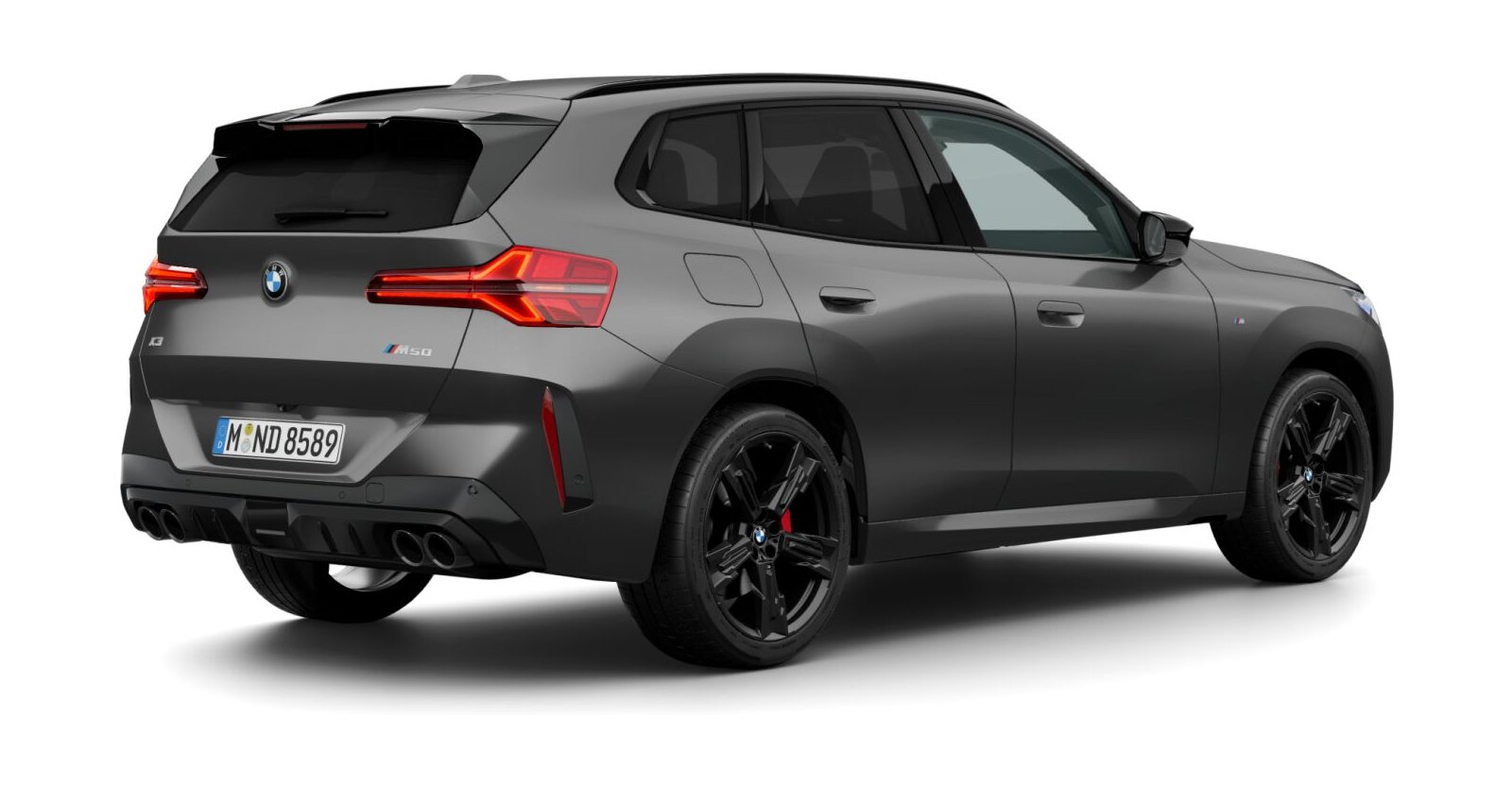 BMW BMW X in Grau von hinten BMW BMW X in Grau von hinten