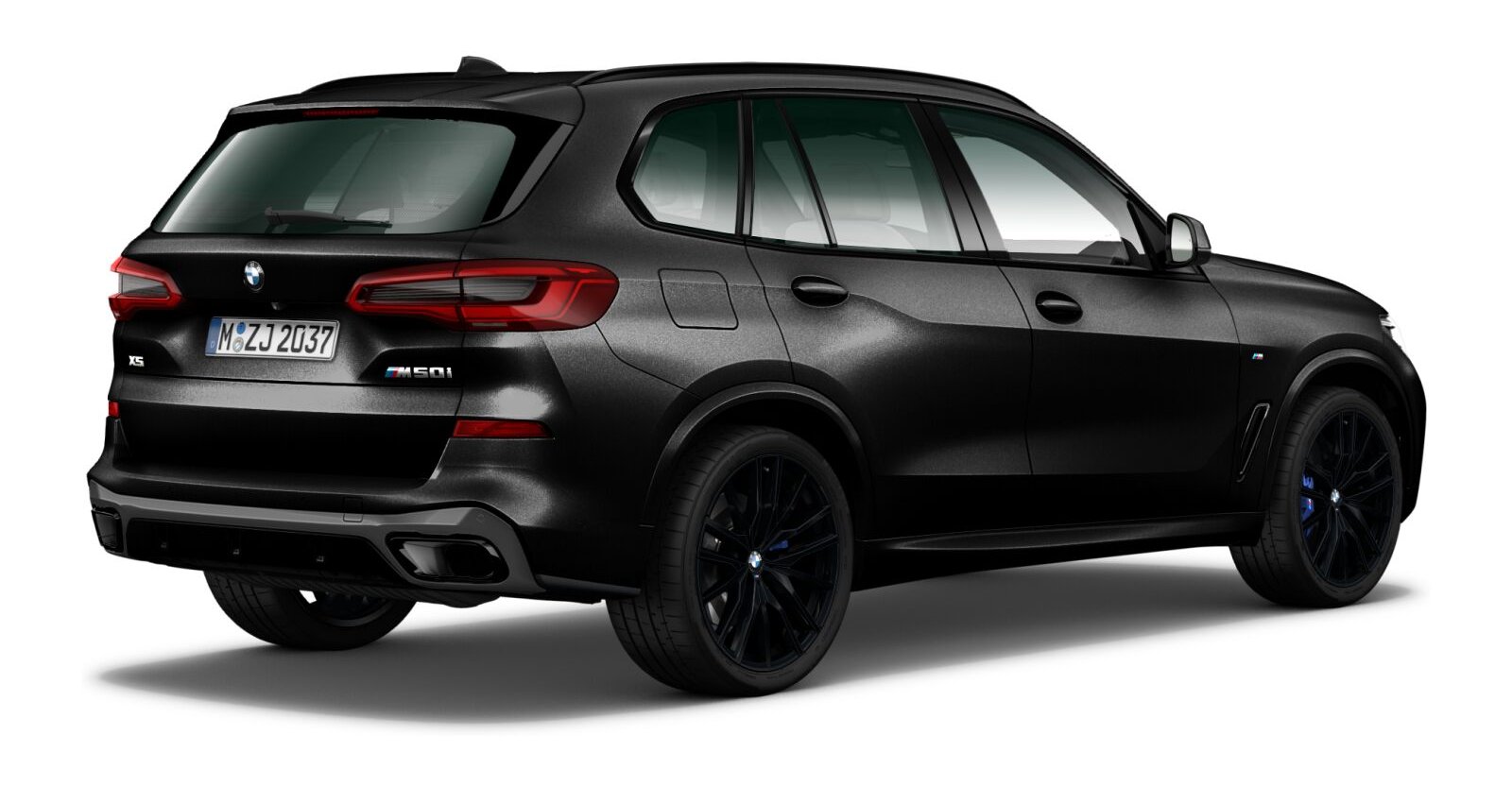 BMW BMW X in Schwarz von hinten BMW BMW X in Schwarz von hinten
