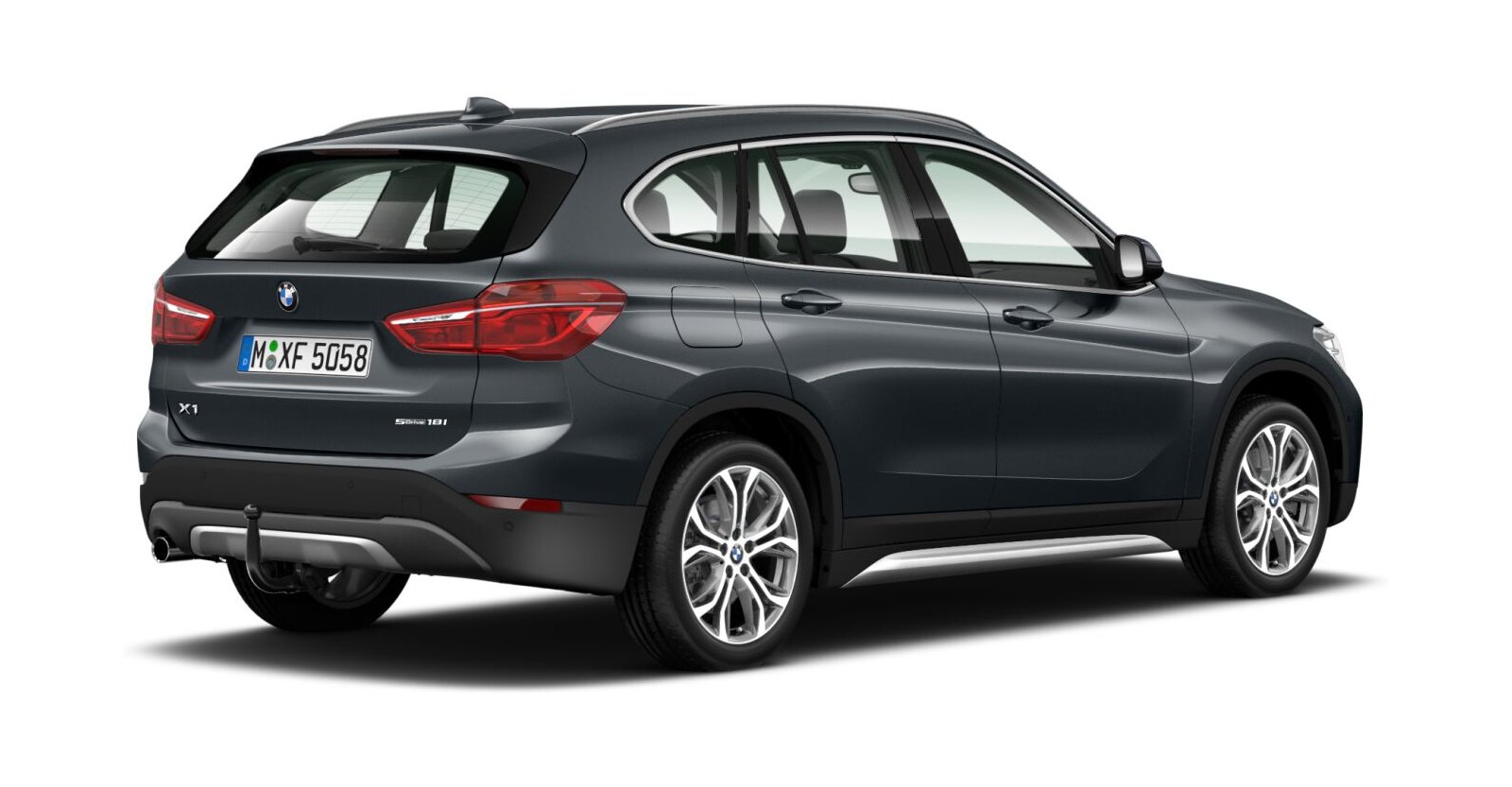 BMW BMW X in Grau von hinten BMW BMW X in Grau von hinten