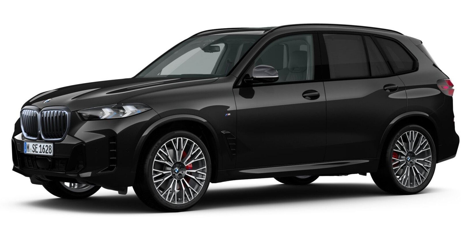 BMW X5 xDrive30d in Schwarz von vorne BMW X5 xDrive30d in Schwarz von vorne