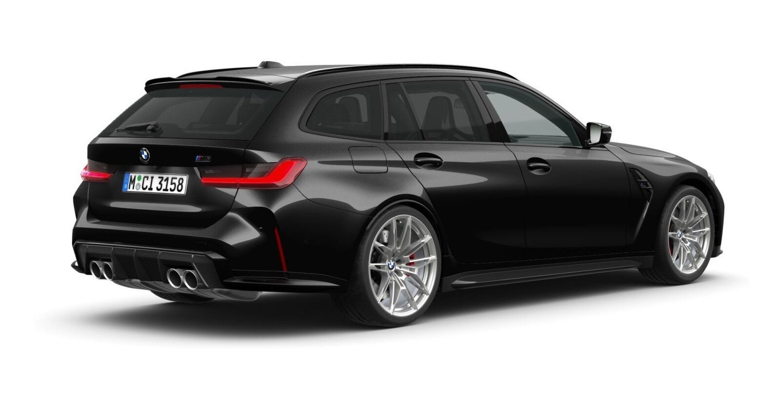 BMW BMW M in Schwarz von hinten BMW BMW M in Schwarz von hinten