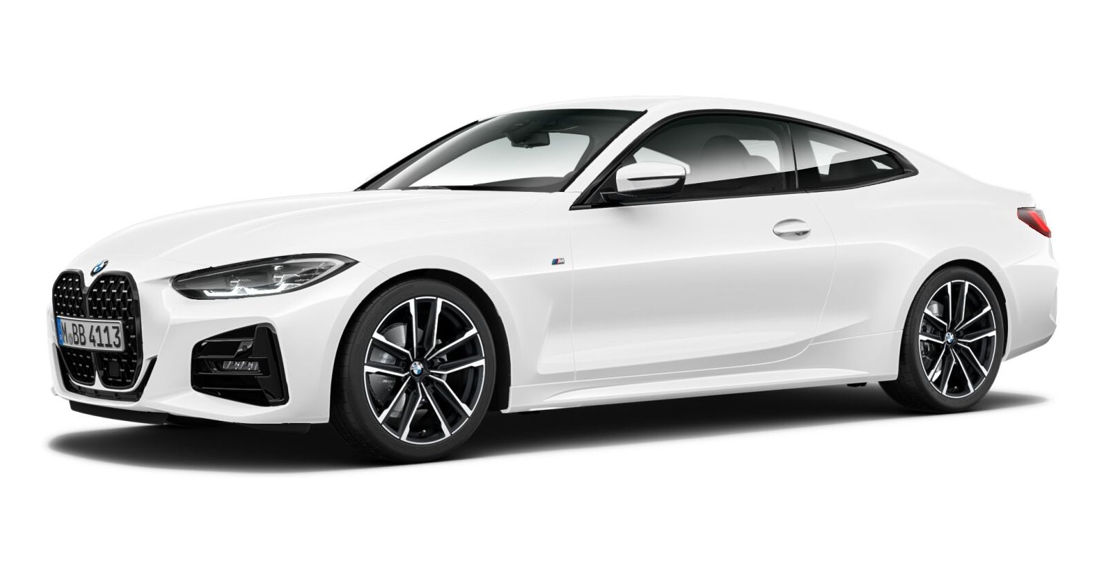 BMW BMW 4er in Weiß von vorne BMW BMW 4er in Weiß von vorne