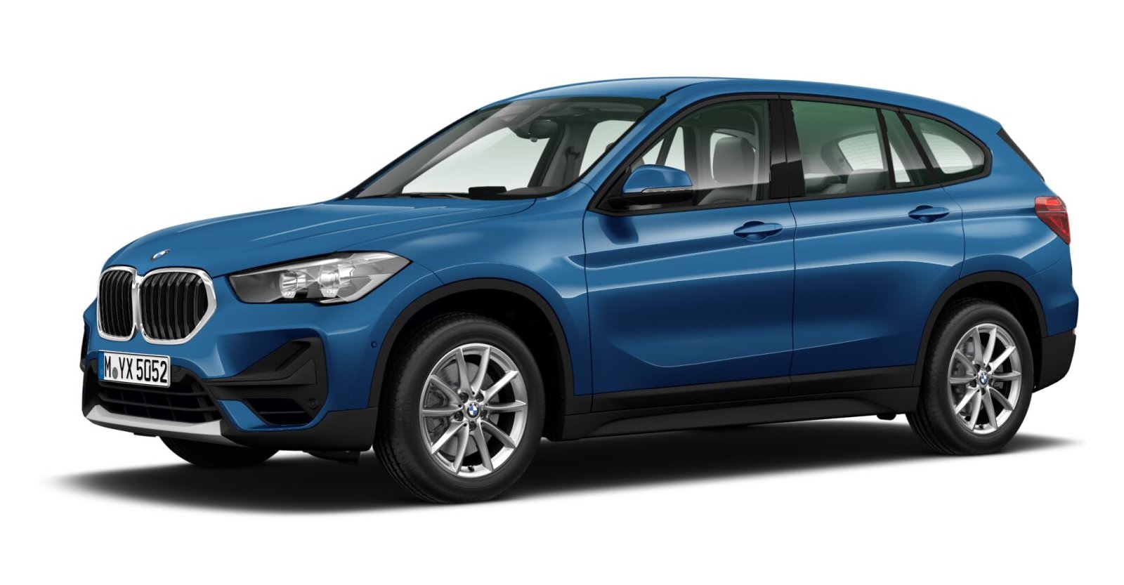 BMW BMW X in Blau von vorne BMW BMW X in Blau von vorne