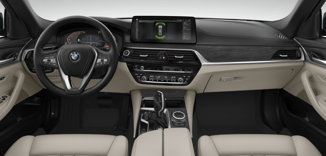 BMW BMW 5er im Innenraum von vorne BMW BMW 5er im Innenraum von vorne