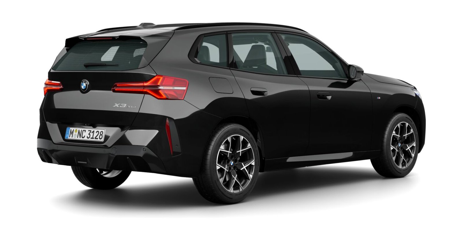 BMW BMW X in Schwarz von hinten BMW BMW X in Schwarz von hinten