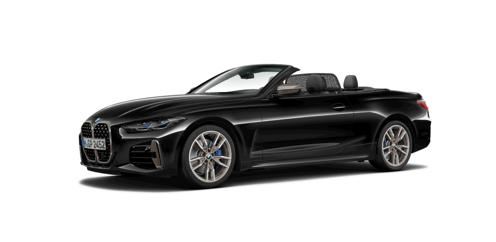BMW BMW 4er in Schwarz von vorne BMW BMW 4er in Schwarz von vorne