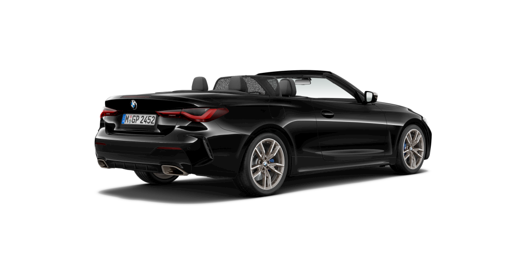 BMW BMW 4er in Schwarz von hinten BMW BMW 4er in Schwarz von hinten