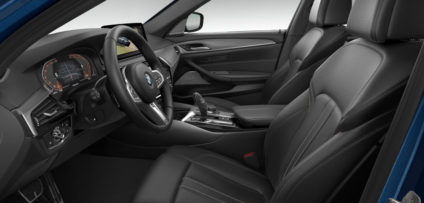 BMW BMW 5er im Innenraum seitlich BMW BMW 5er im Innenraum seitlich