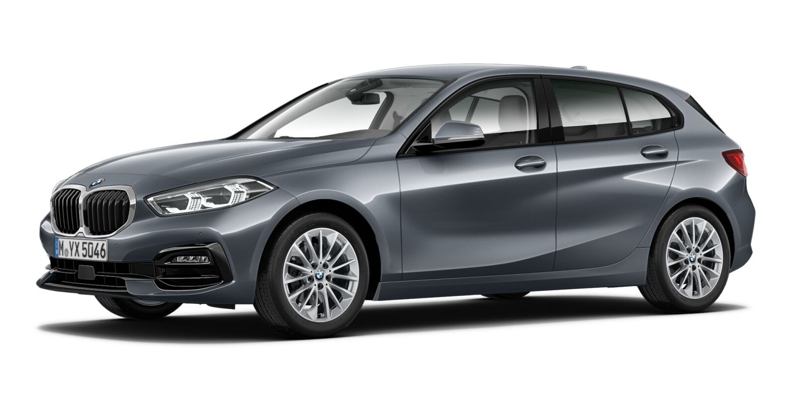 BMW BMW 1er in Grau von vorne BMW BMW 1er in Grau von vorne