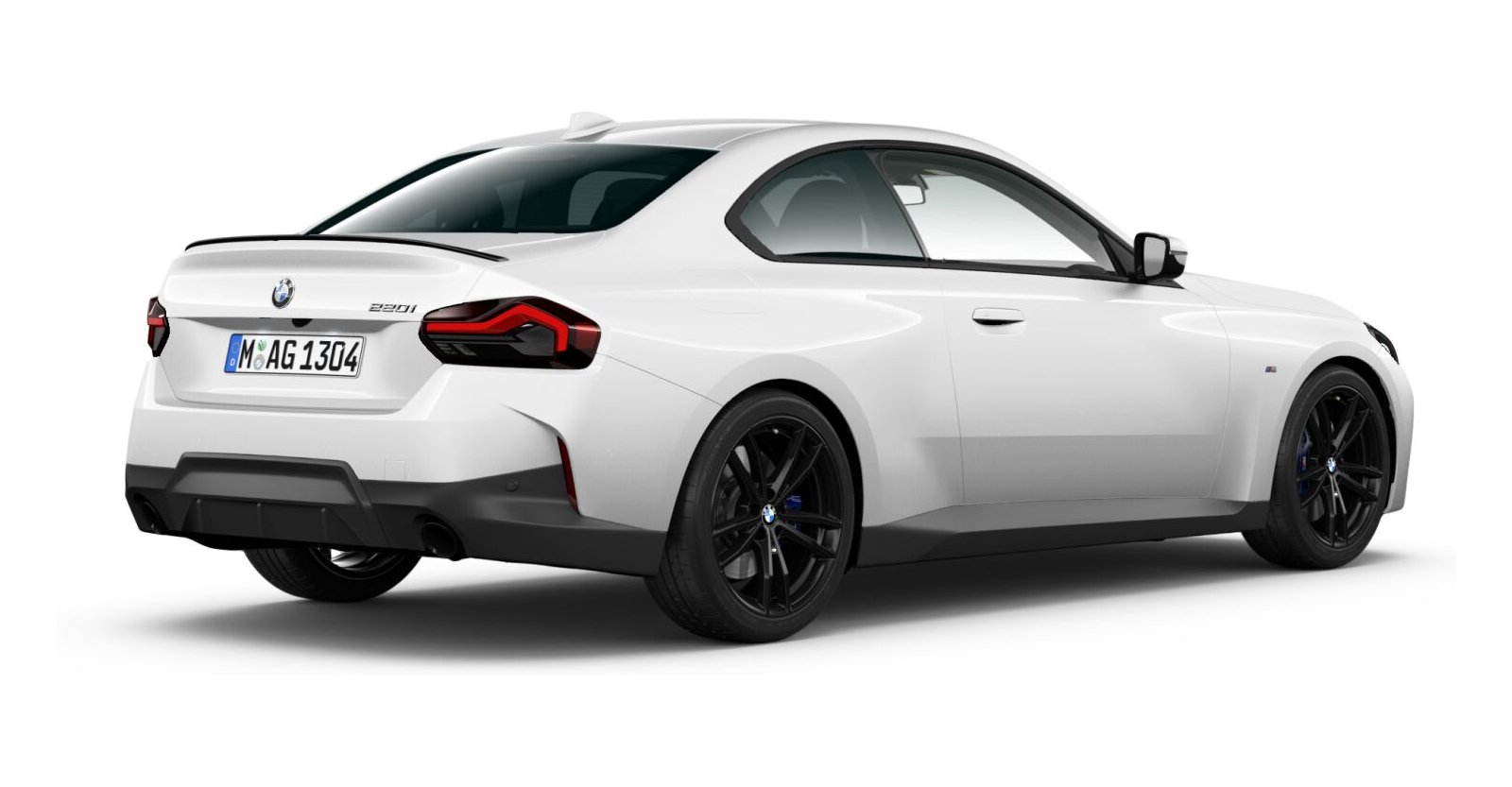 BMW BMW 2er in Weiß von hinten BMW BMW 2er in Weiß von hinten