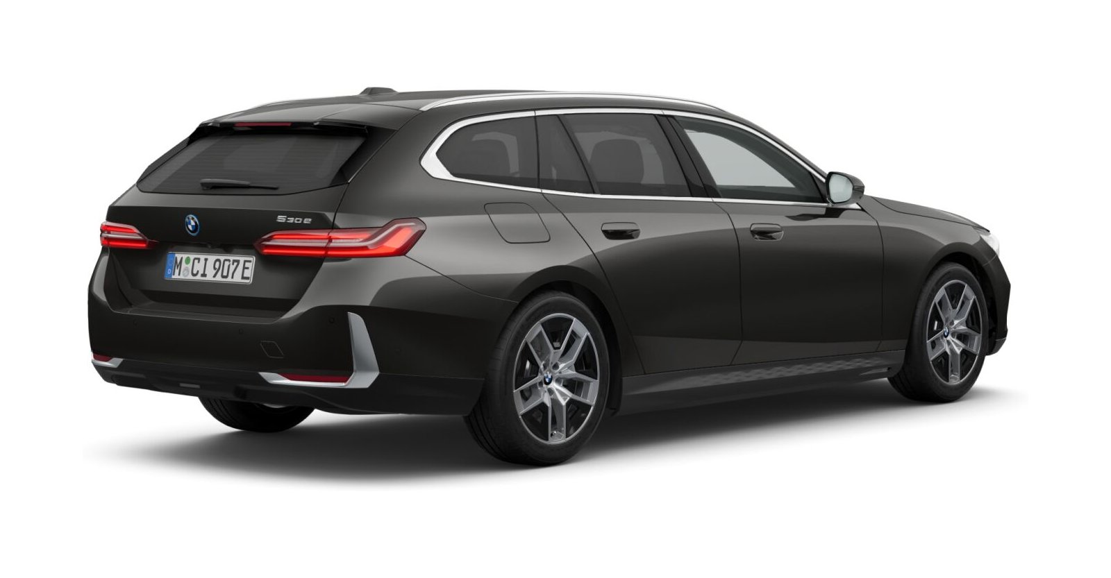 BMW BMW 5er in Grau von hinten BMW BMW 5er in Grau von hinten