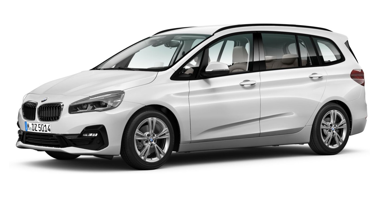BMW BMW 2er in Weiß von vorne BMW BMW 2er in Weiß von vorne