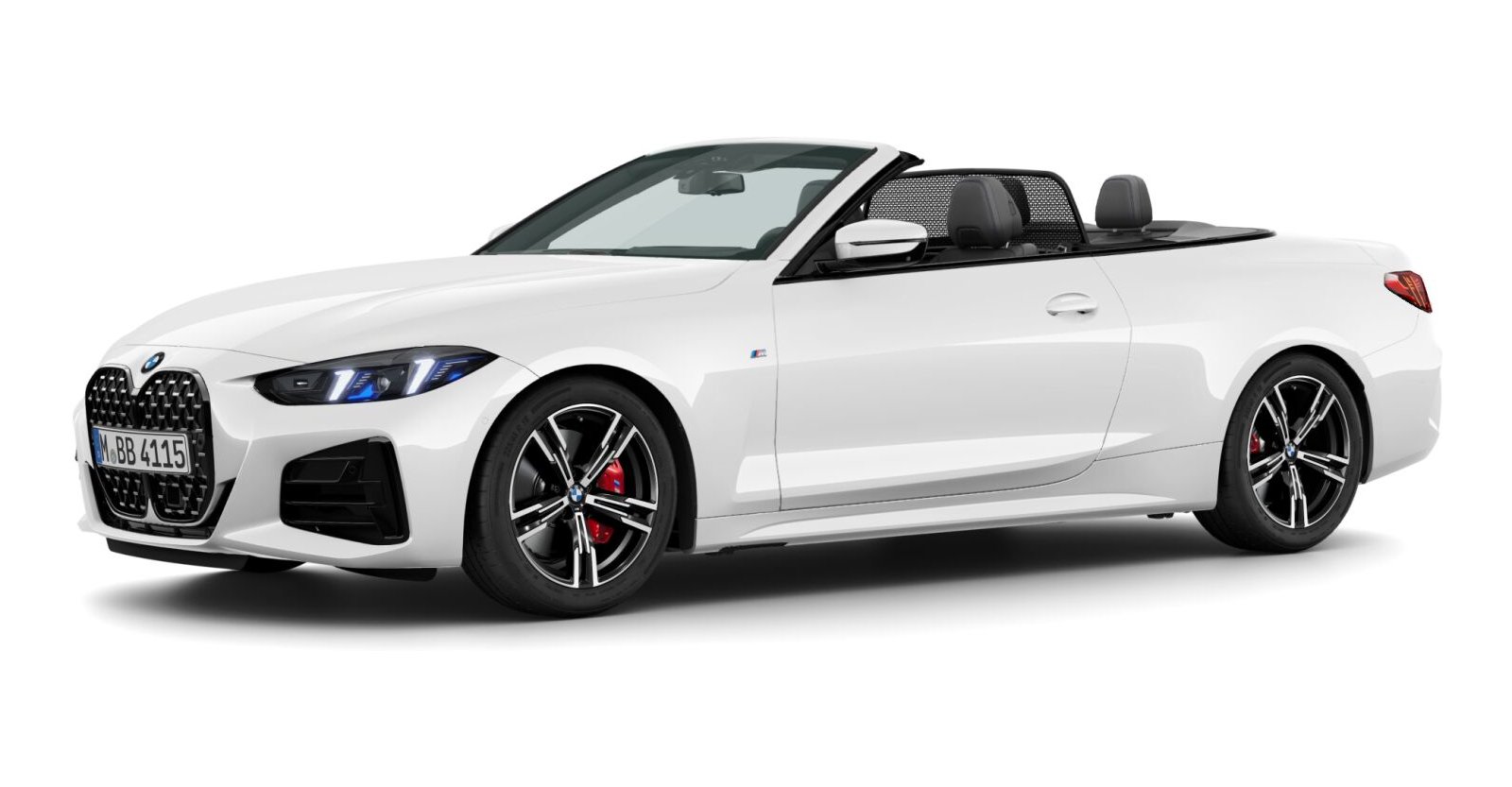 BMW BMW 4er in Weiß von vorne BMW BMW 4er in Weiß von vorne
