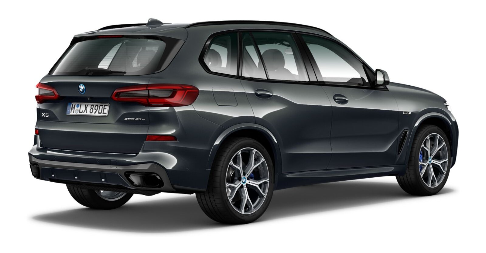 BMW BMW X in Grau von hinten BMW BMW X in Grau von hinten
