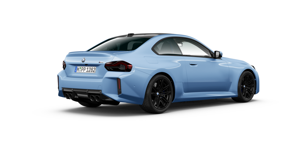 BMW BMW M in Blau von hinten BMW BMW M in Blau von hinten
