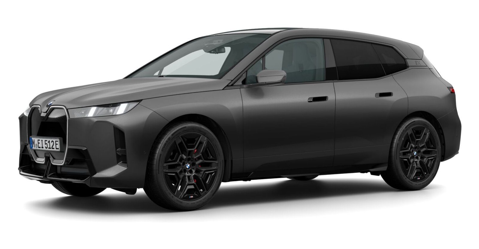 BMW iX xDrive60 in Grau von vorne BMW iX xDrive60 in Grau von vorne