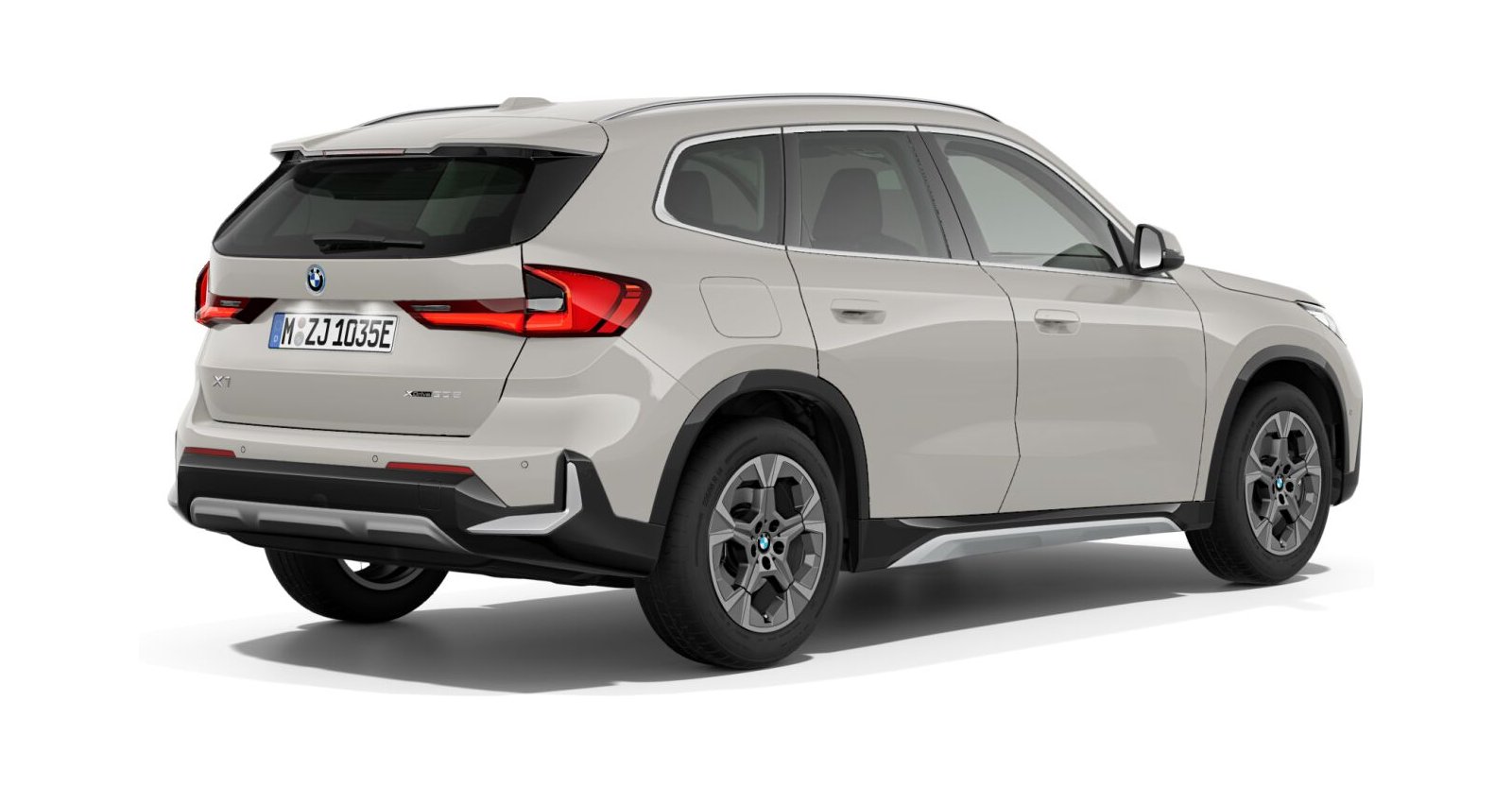 BMW BMW X in Grau von hinten BMW BMW X in Grau von hinten