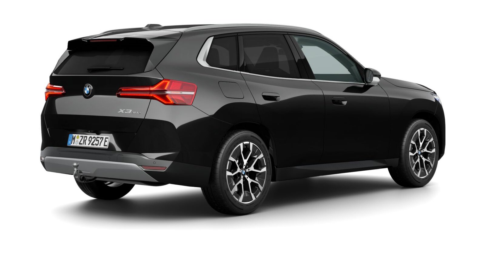 BMW BMW X in Schwarz von hinten BMW BMW X in Schwarz von hinten