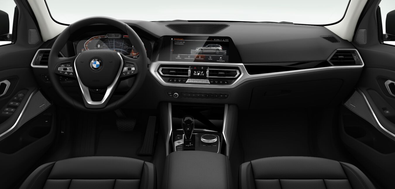 BMW BMW 3er im Innenraum von vorne BMW BMW 3er im Innenraum von vorne