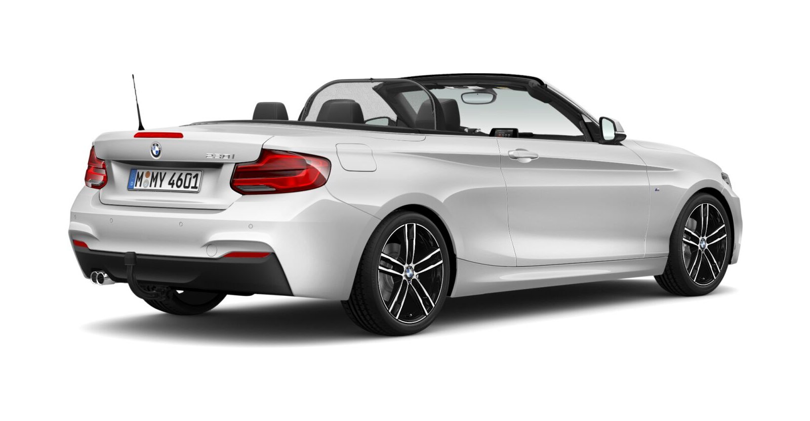 BMW BMW 2er in Weiß von hinten BMW BMW 2er in Weiß von hinten