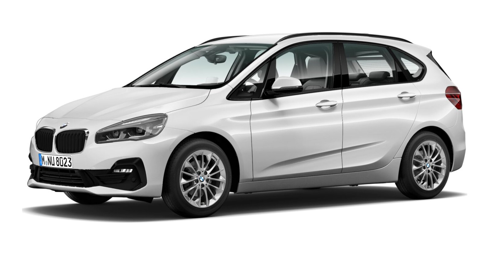 BMW BMW 2er in Weiß von vorne BMW BMW 2er in Weiß von vorne