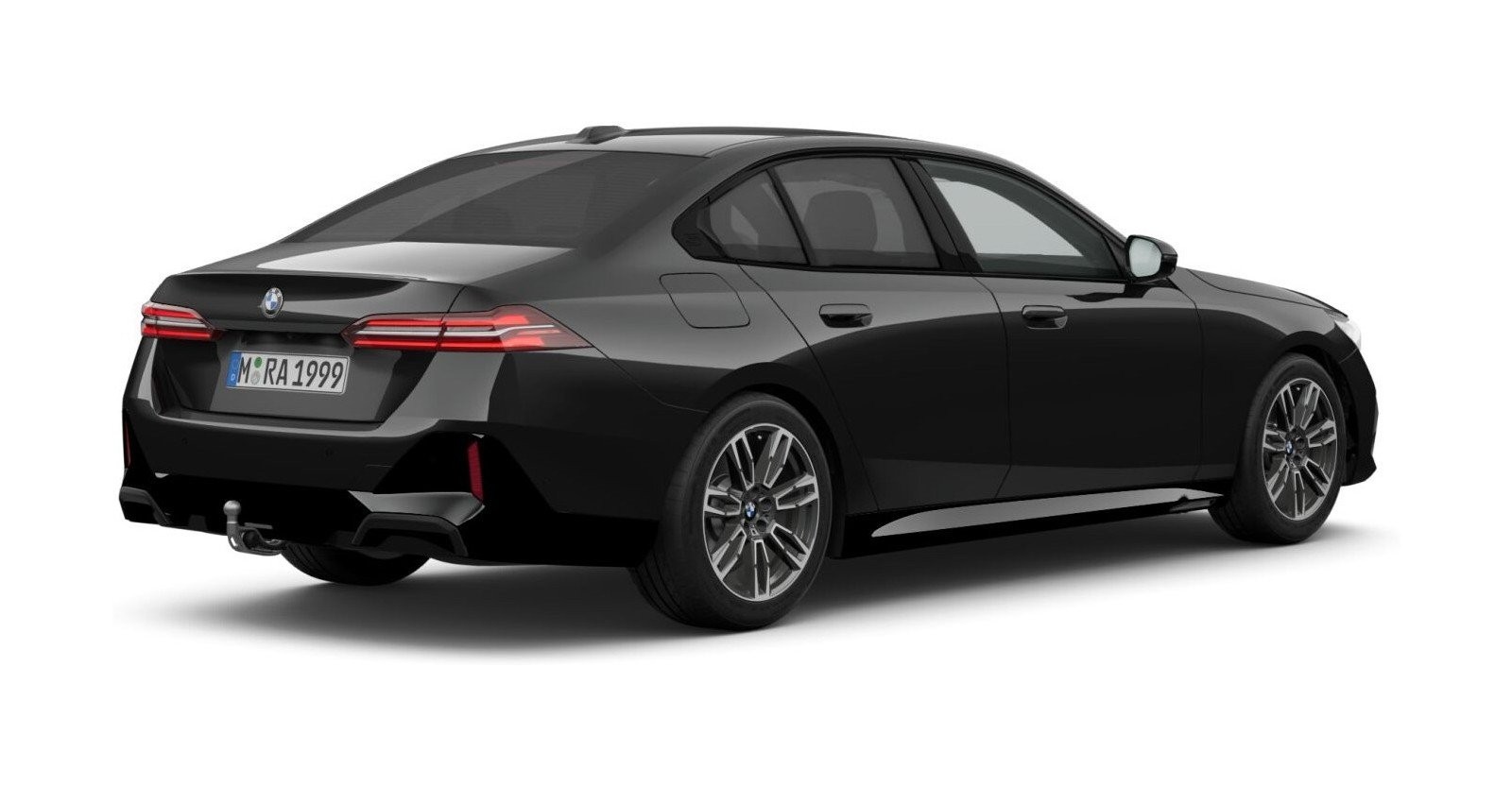 BMW BMW 5er in Schwarz von hinten BMW BMW 5er in Schwarz von hinten