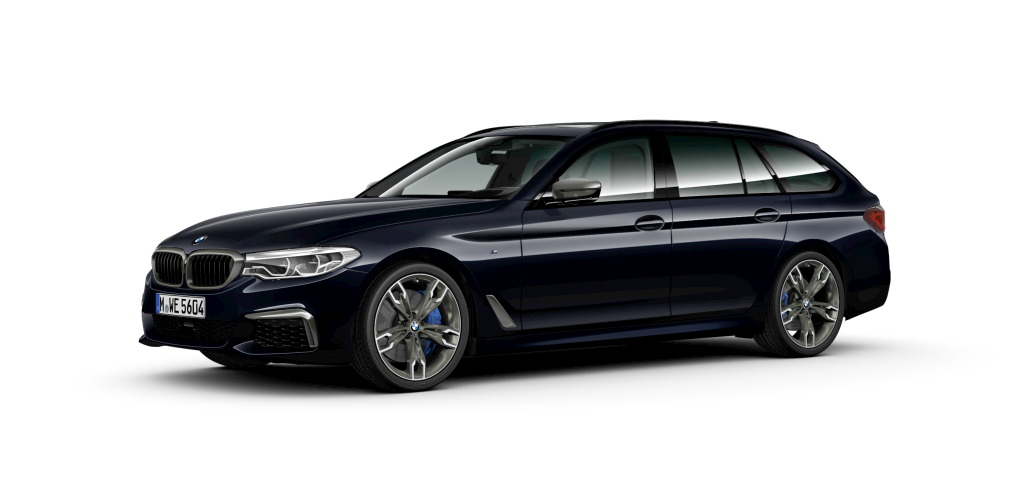 BMW BMW 5er in Schwarz von vorne BMW BMW 5er in Schwarz von vorne