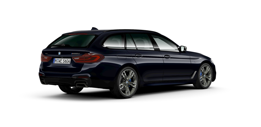 BMW BMW 5er in Schwarz von hinten BMW BMW 5er in Schwarz von hinten