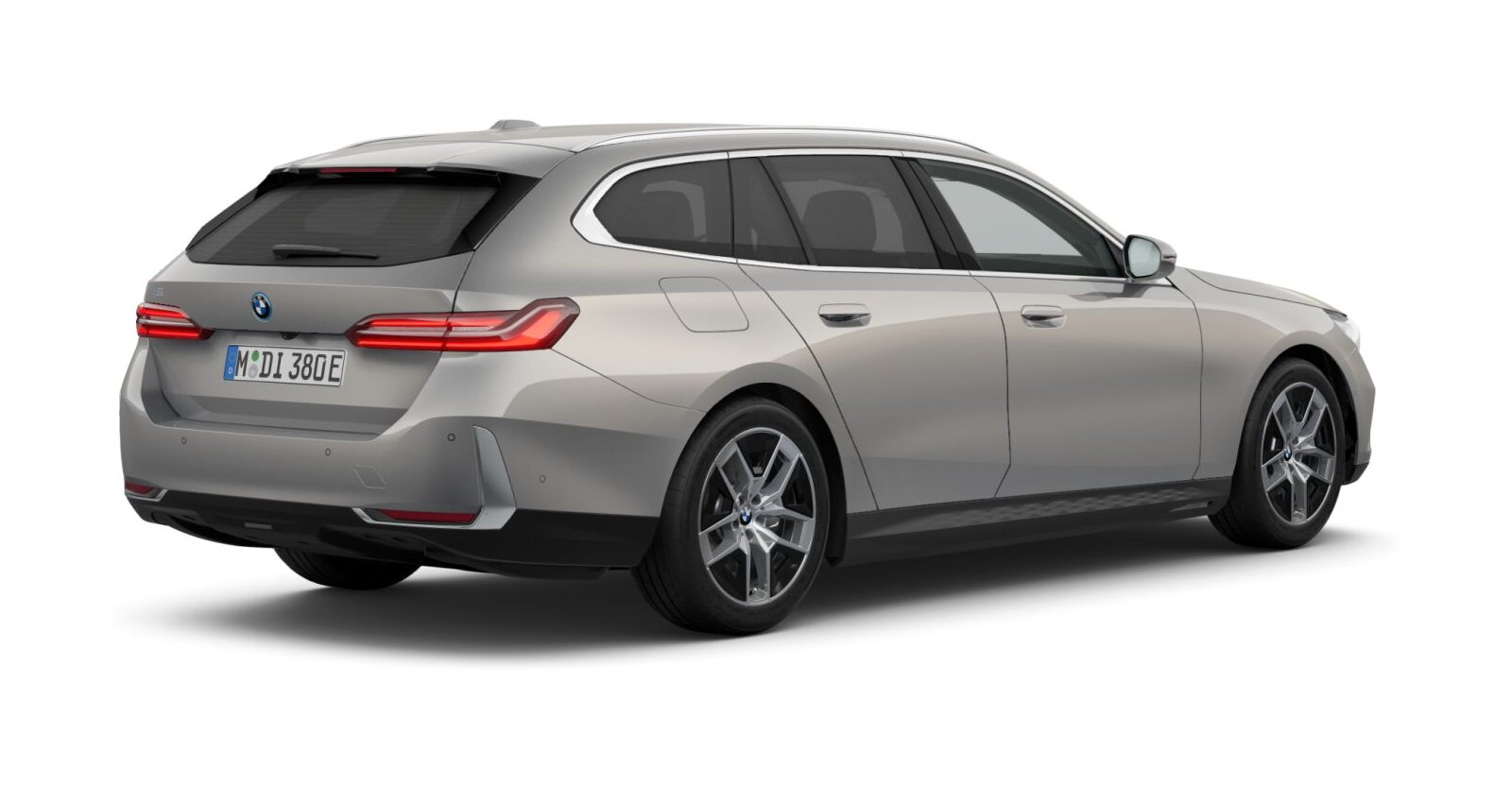 BMW BMW I in Grau von hinten