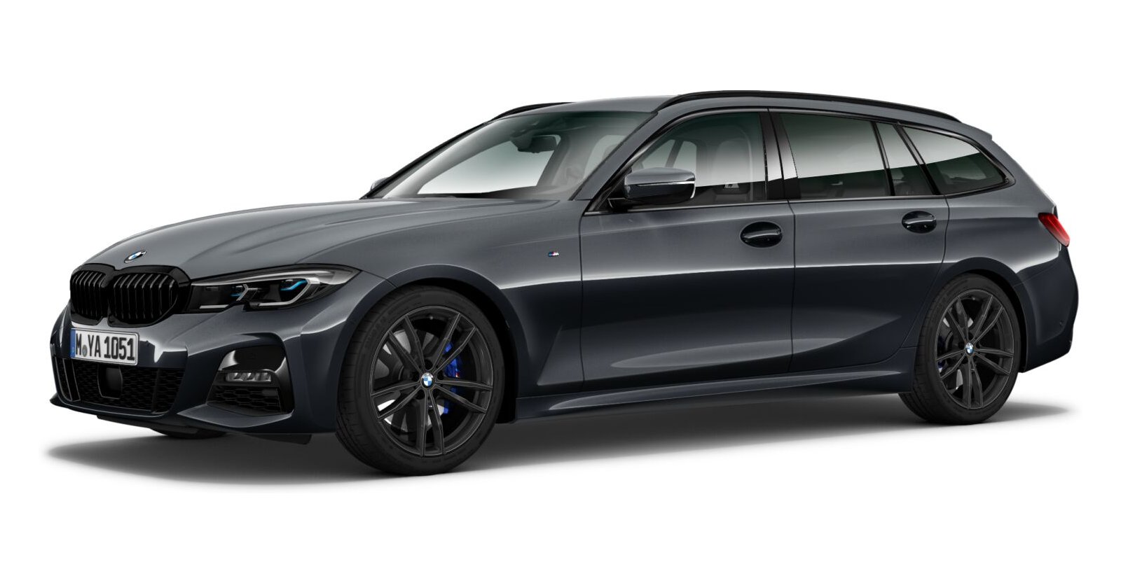 BMW BMW 3er in Grau von vorne BMW BMW 3er in Grau von vorne