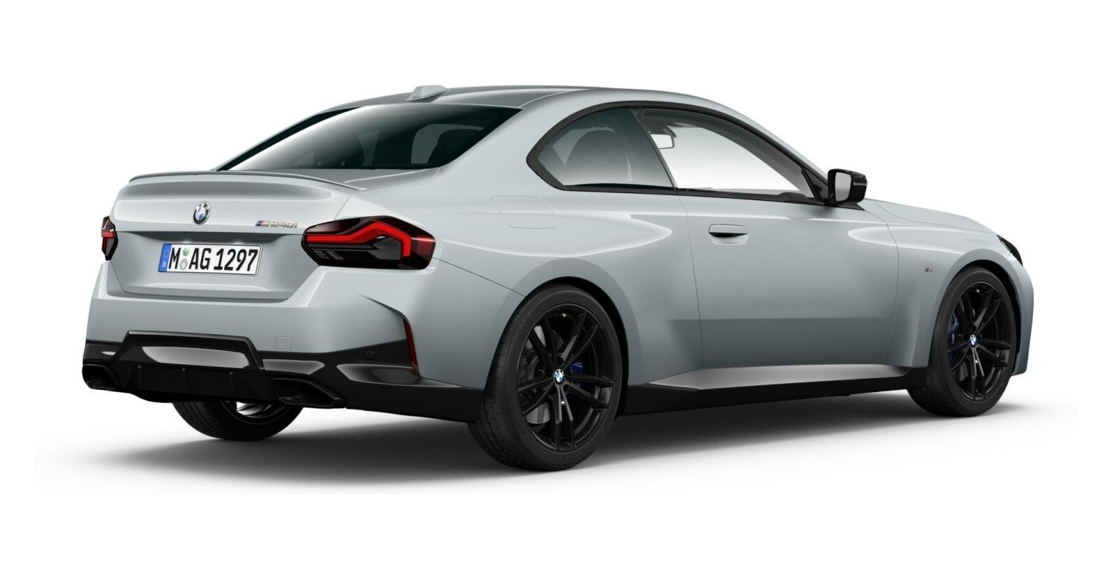BMW BMW 2er in Grau von hinten BMW BMW 2er in Grau von hinten