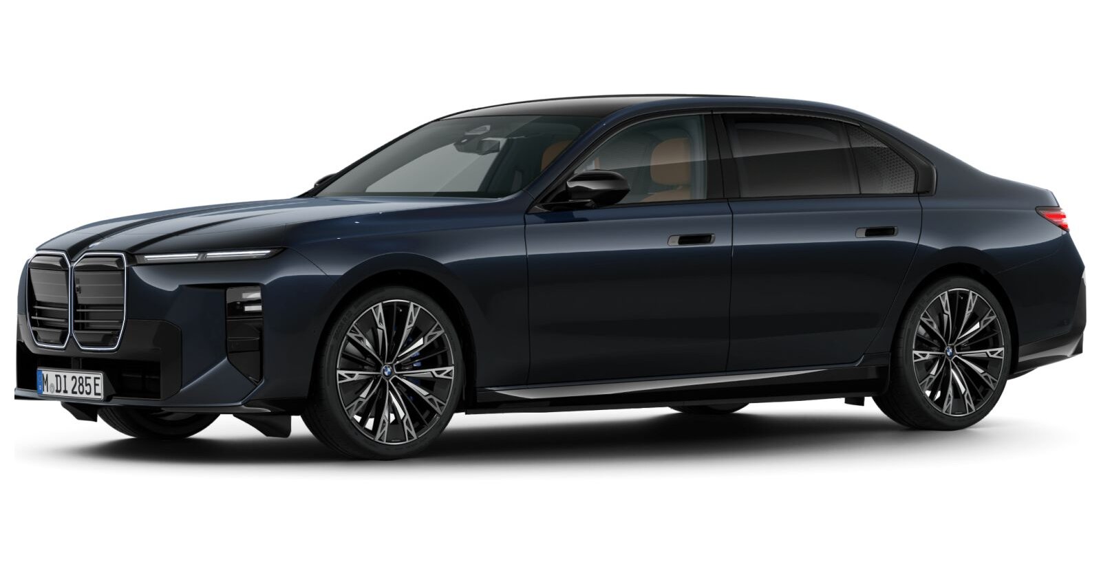BMW BMW I in Schwarz von vorne BMW BMW I in Schwarz von vorne